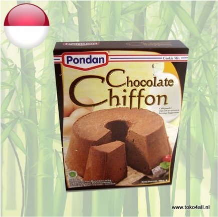 Pondan Chocolade Chiffon cake mix 400 gr