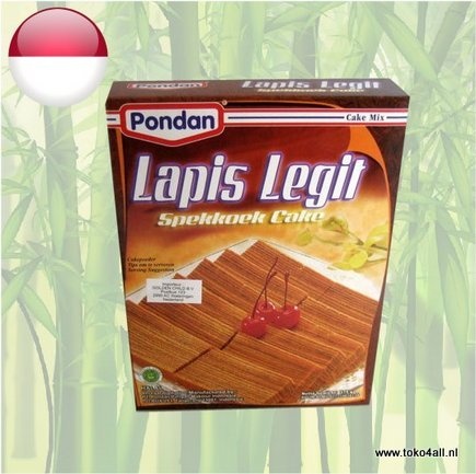 Pondan Lapis Legit Spekkoek 375 gr