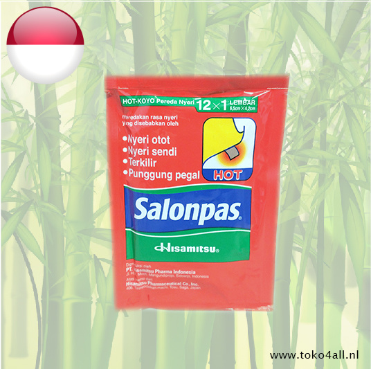 Salonpas Plasters Hot 12 pcs