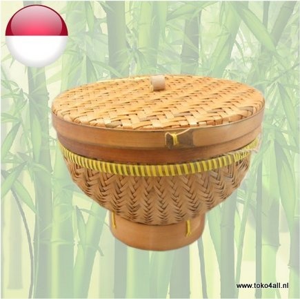 Bamboo Rice basket 25 x 18 cm