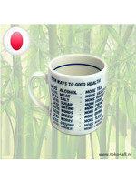 Tea Mug Good Health English Japanese