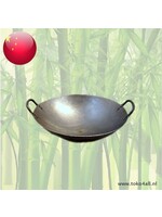 Wok met handgrepen rvs 30 cm