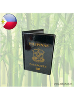 Philippine Passport holder black plastic