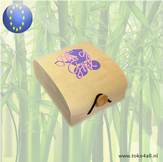 Wooden Gift box Its A Girl 13,5 x 10,5 x 6 cm