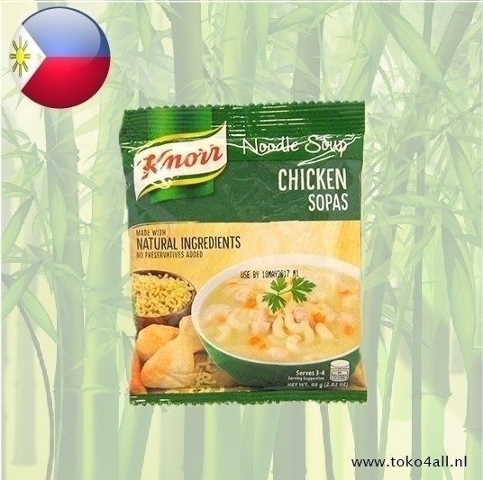 Knorr Chicken Sopas Noodle Soup 80 gr