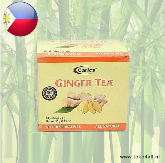 Ginger tea 20 gr Carica