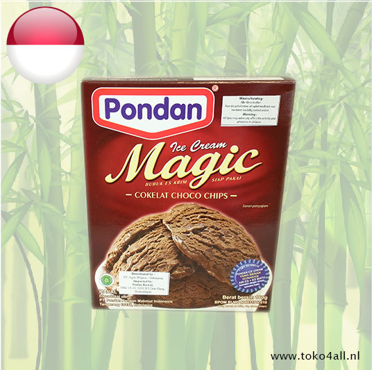Pondan Magic Ice Cream Chocolate with pieces of Chocolate 150 gr