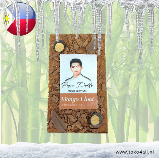 Papa Dolfo Mango Float Chocolate Crunch Taart 14 x 24 cm gr