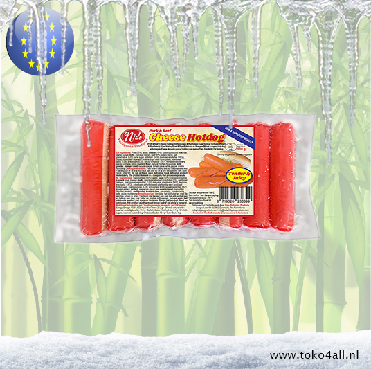 Tender Juicy Regular Cheese Hotdogs 500 gr