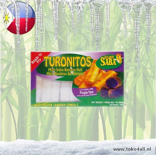 Turonitos van banaan met Ube 454 gr