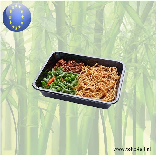 Javanese noodles with chicken in sweet soy sauce and long beans 450 gr