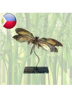 Metal dragonfly with mother-of-pearl 36x32cm