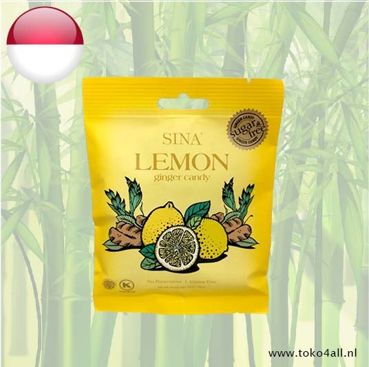 Sina Lemon Ginger Candy 36 gr Sina