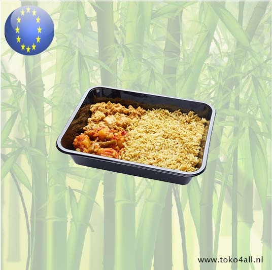 Indiase rijst Chicken Korma met Mix Groenten 450 gr