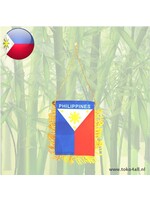 Filipino flag for the car 13 x 10 cm