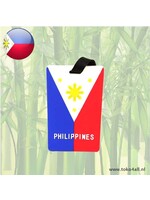 Philippine flag luggage tag rubber silicon