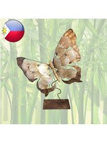 Butterfly made of metal with mother-of-pearl 50x44cm