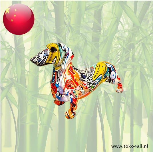 Evergreen Dachshund colorful 280 x 95 x 170 mm