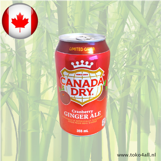 Canada Dry Cranberry Ginger Ale 355 ml