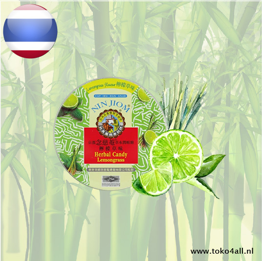 Nin Jiom Herbal Candy Lemon Grass 60 gr