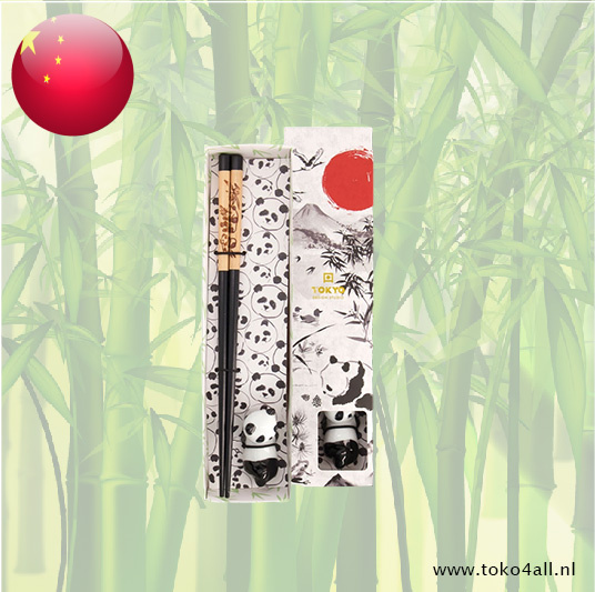 Chopsticks with rest panda 22 cm