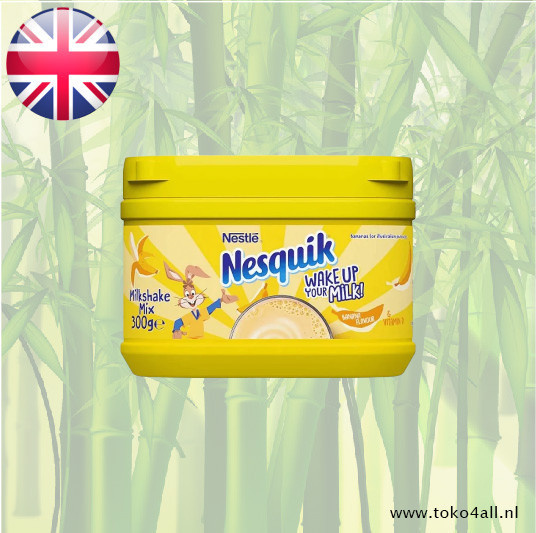 Nestle Nesquik Milkshake Mix met bananen smaak 300 gr