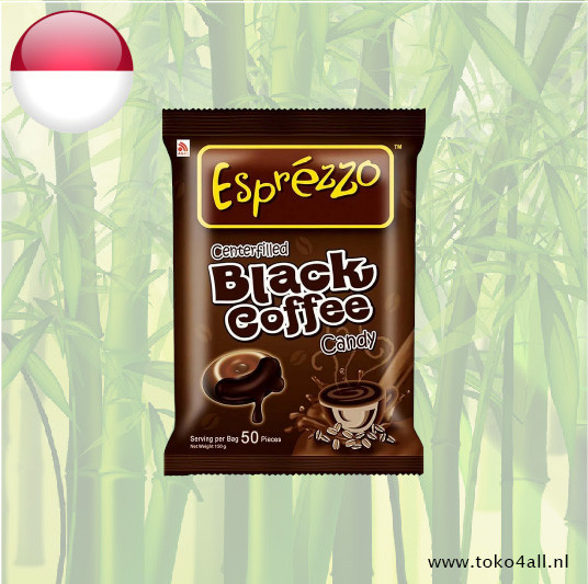 Esprezzo Esprezzo Centerfilled Black Coffee Candy 150 gr