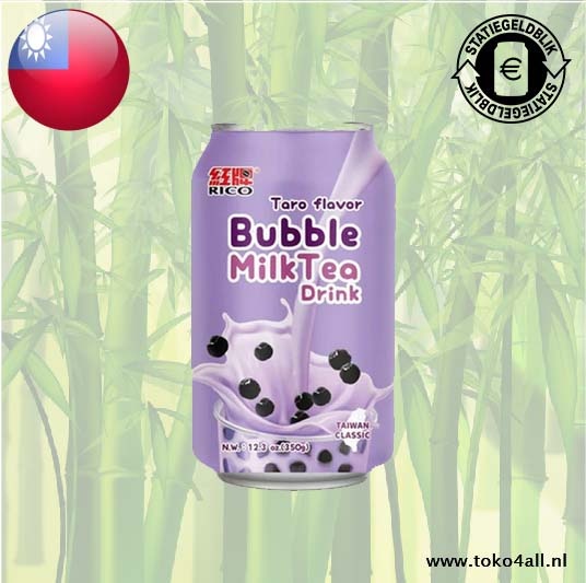 Rico Bubble Milk Tea Drink Taro Flavor 350 ml
