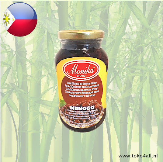 Monika Red Mung Beans In Syrup 340 gr