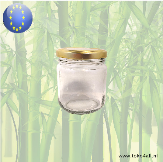 Glass jar with lid 212 ml