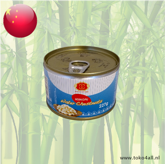 Water chestnuts whole 227 gr