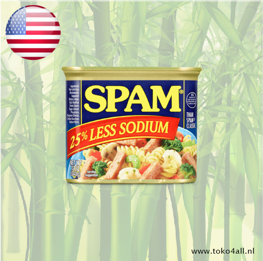 Spam 25% Less Sodium 340 gr