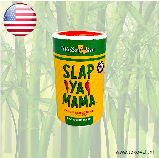 SLAP YA MAMA Low Sodium Cajun Seasoning - 6 Oz. Three Can Pack