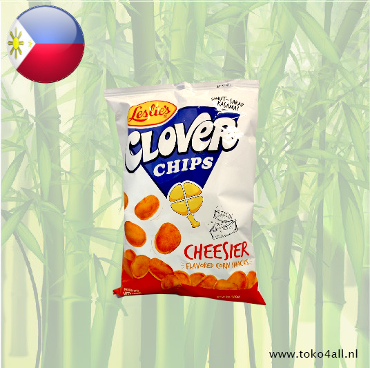 Leslies Clover Chips Cheesier 85 gr