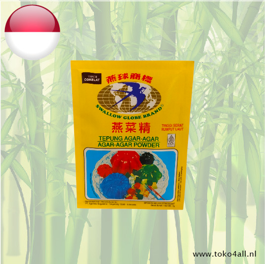 Swallow Globe Brand Agar Agar Chocolade smaak 7 gr
