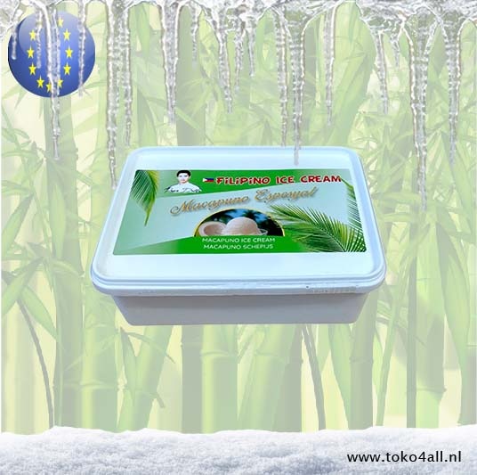 Papa Dolfo Macapuno Filipino Ice Cream 1 ltr