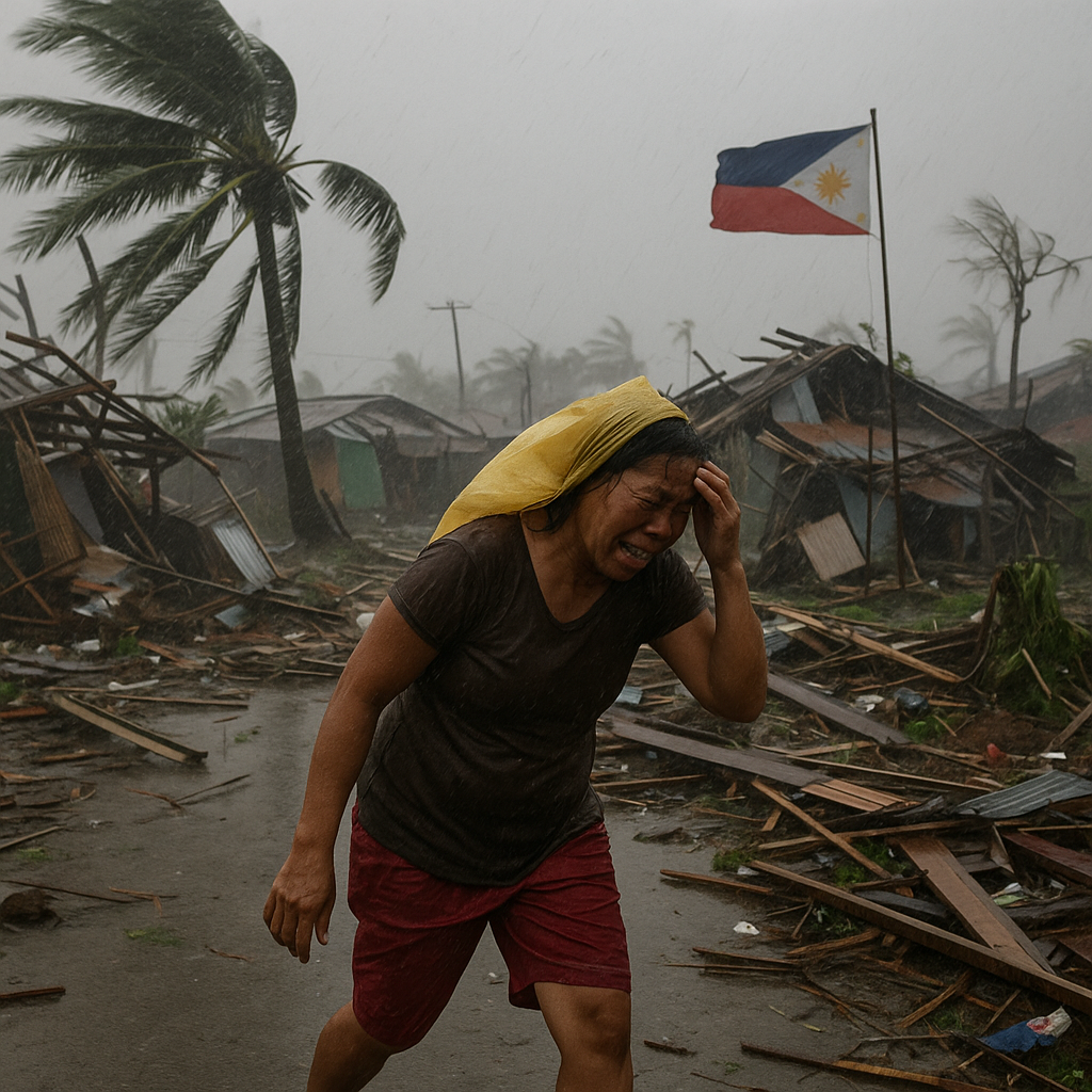Typhoon causes severe damage