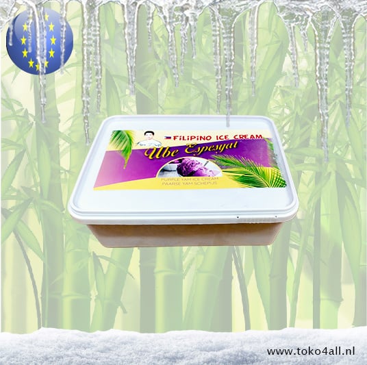 Papa Dolfo Ube Queso Espesyal Filipino Ice Cream 1 ltr