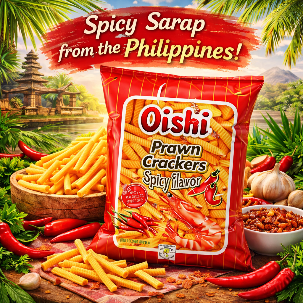 Pittig of mild? Ontdek De Oishi Garnalen Crackers