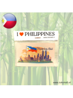 Yehey Koelkast Magneet I Love Philippines 85 x 55 mm