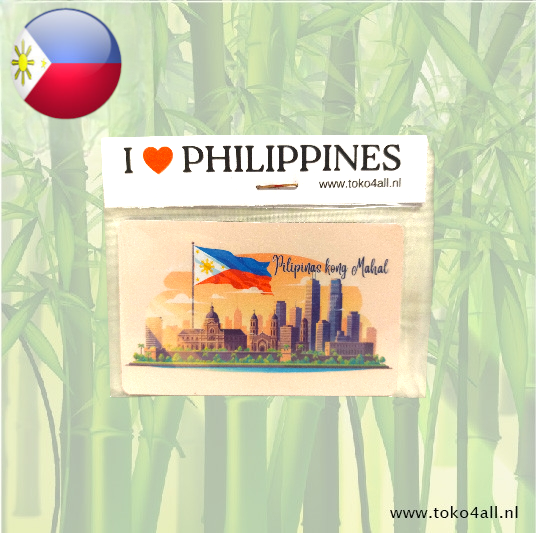 Yehey Fridge Magnet I Love Philippines 85 × 55 mm