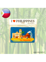 Yehey Koelkast Magneet I Love Philippines 85 x 55 mm