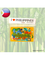 Yehey Koelkast Magneet I Love Philippines 85 x 55 mm