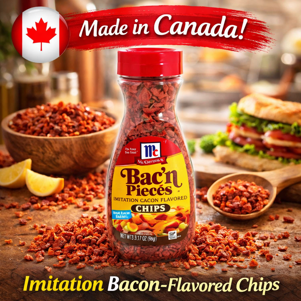 Imitation Bacon Pieces Chips – Rokerige Smaak, Zonder Vlees