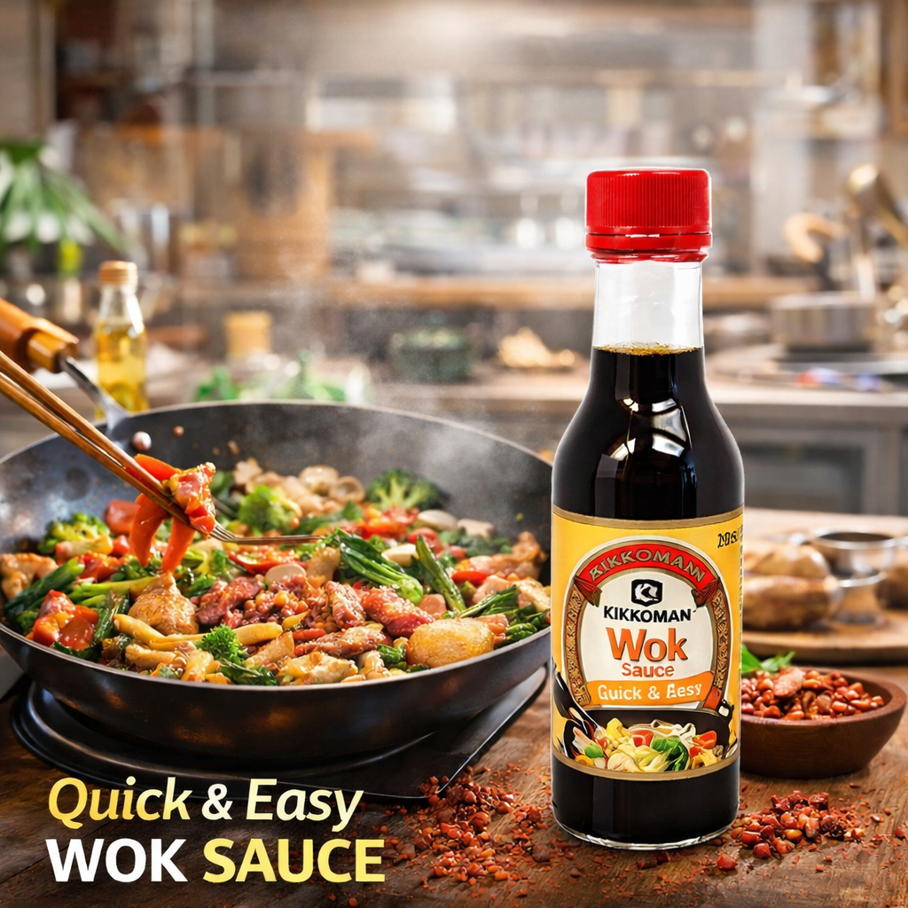 Quick and Flavorful Stir-Frying with Kikkoman Wok Sauce