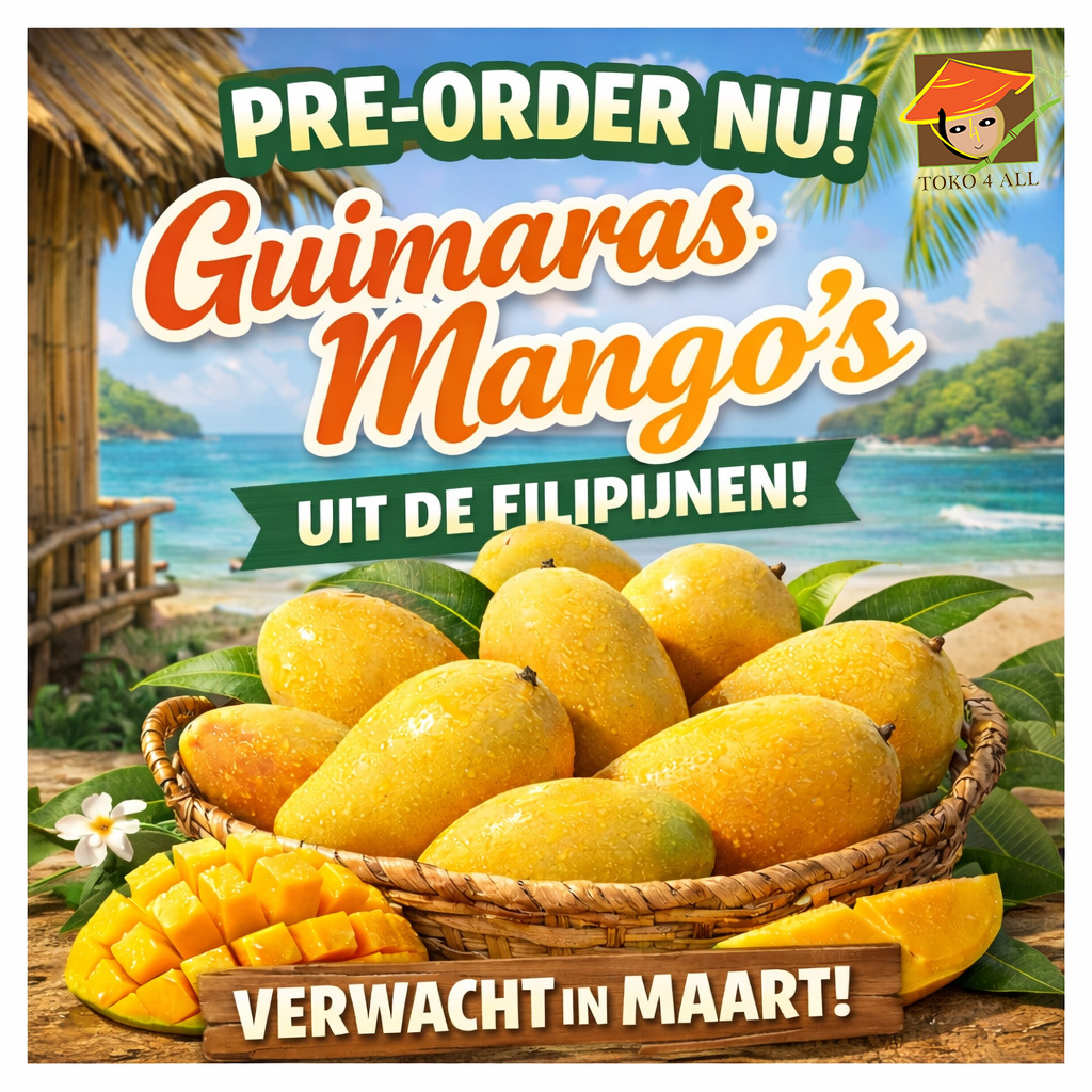 Filipijnse Mango Pre Order 1 kilo   ETA: maart 2026