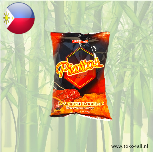 Jack N Jill Piattos Roadhouse Barbecue  Flavour Chips 85 gr