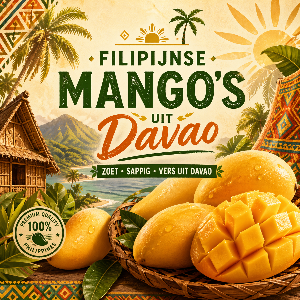 Filipijnse Mango Pre Order 1 kilo   ETA: 6 mei 2026
