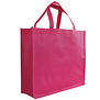 10x Shopper Fuchsia Non woven 42x12x35cm