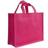 10x Shopper Fuchsia Non woven 54x14x45cm